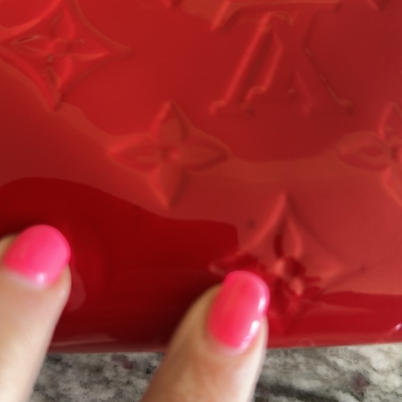 Authentic Louis Vuitton Monogram Vernis Pouchette Cosmetic Pouch - Picture 9 of 11